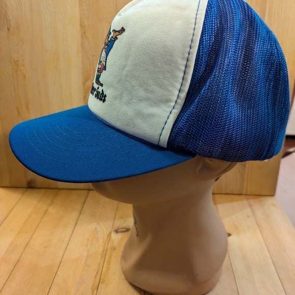 Blue and Cream Trucker Hat - Picture 3 of 7